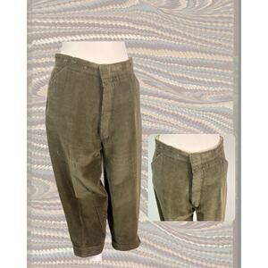 Vintage 80s David Andrew Manchester Equestrian Olive Knickers Riding Pants 28x18